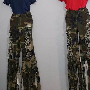 Camo jeans